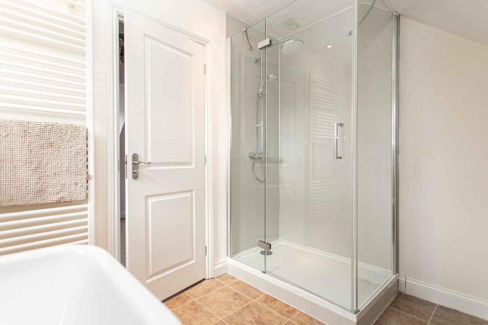Shower enclosure installation