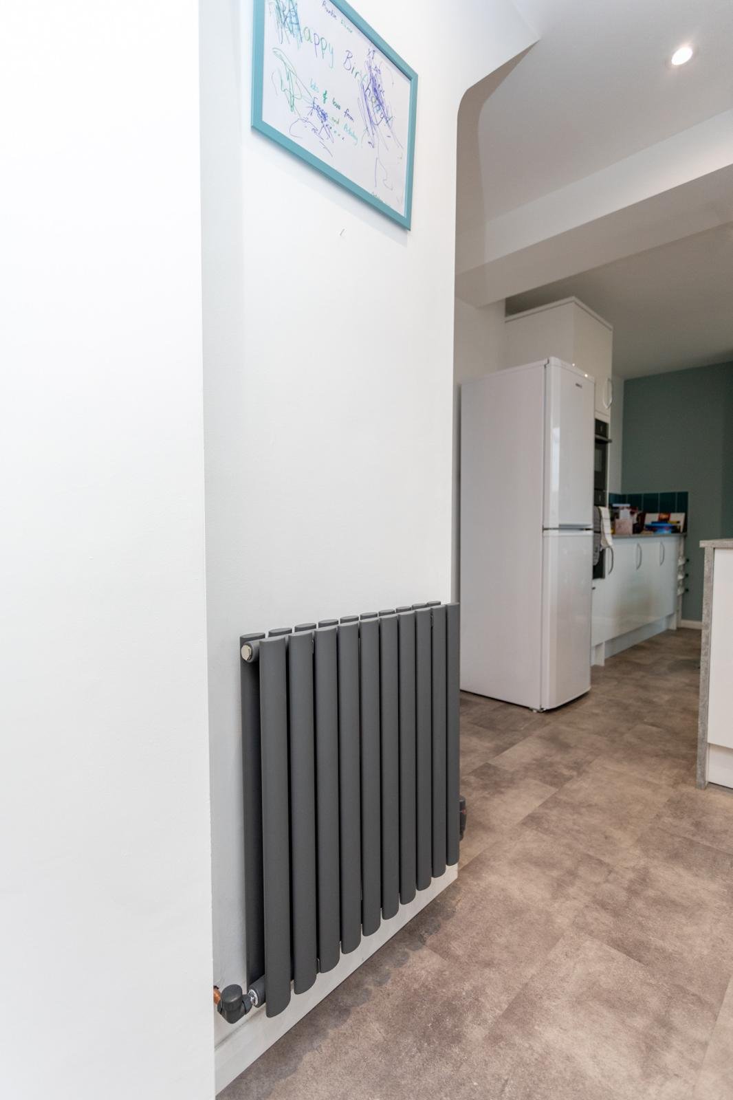 Anthracite vertical radiator